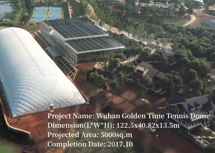 Air dome used for Tennis Court