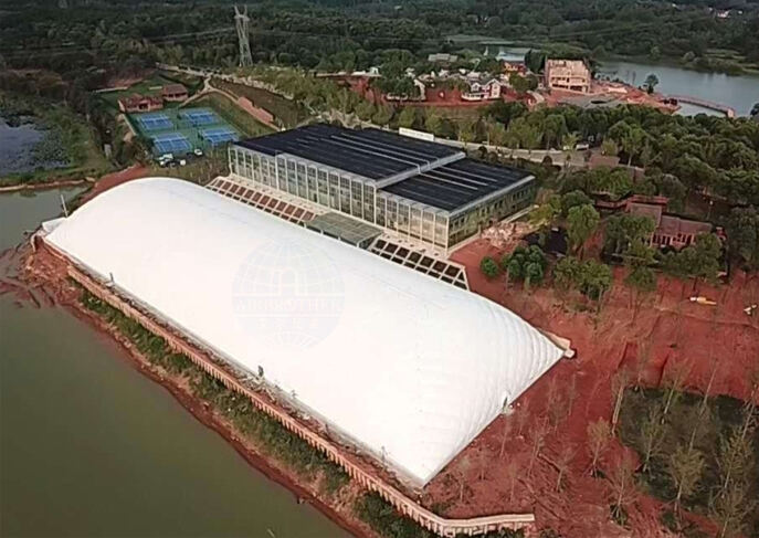 Air dome used for Tennis Court