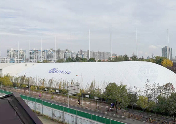 Air Dome used for Basketball Training In Shanghai City, China