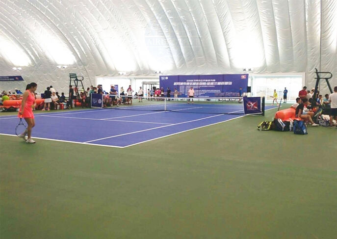 Air dome used for Tennis Court