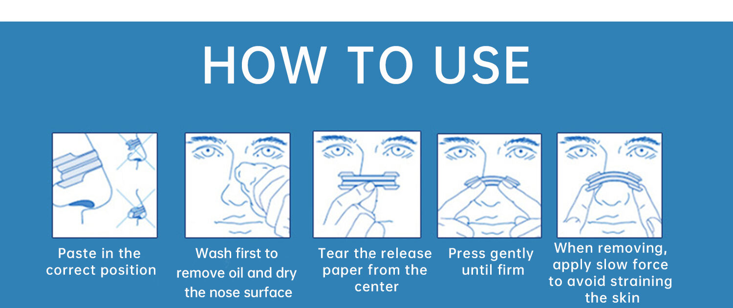 Best Quality Nose Using Anti Snoring Deep Sleep Nasal Strips For Help Breathing manufacture