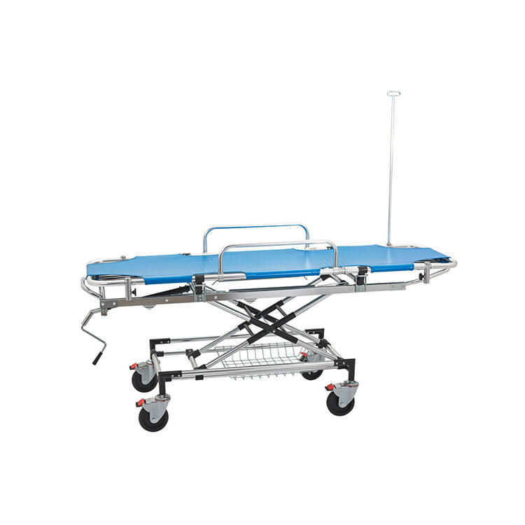 YXH-2L Medical Patient Emergency Trolley Stretcher Ambulance Bed factory