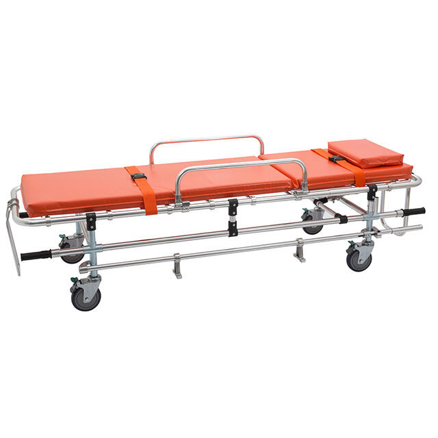 YXH-2A Medical Aluminum Folding Hospital Ambulance Stretcher details