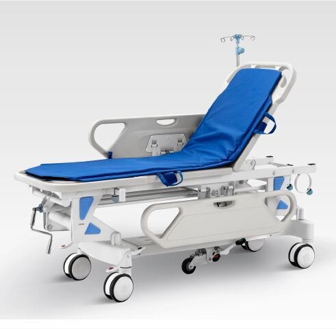  YXH-2R2 Patient Bed Hospital Emergency Stretcher Trolley  details