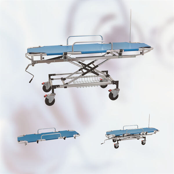 Comment utiliser un brancard de lit d'hôpital