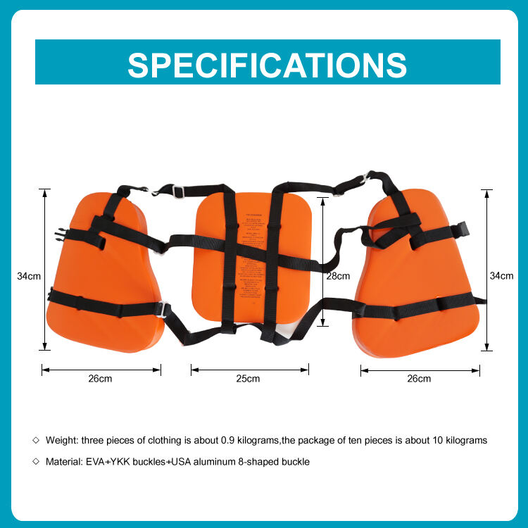 Rescue swimming water sports vest life buoyancy jacket for adult life jacket factory