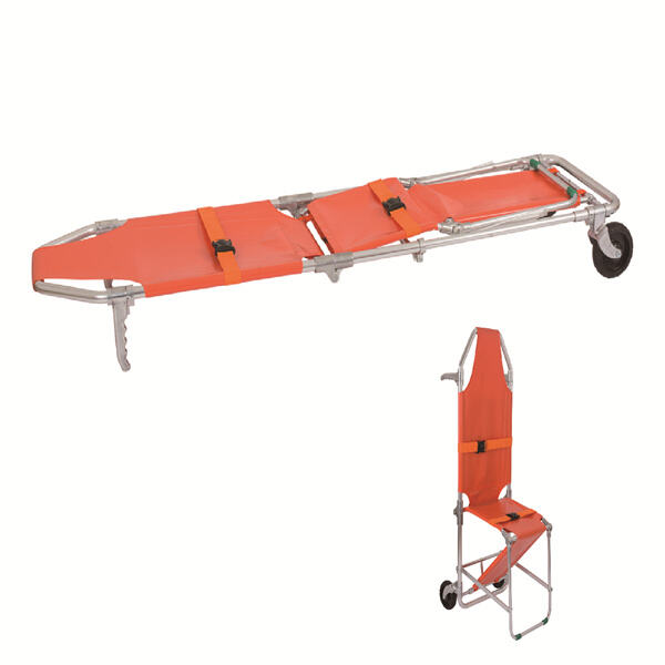 Safety Features of a Foldable Stretcher Trolley