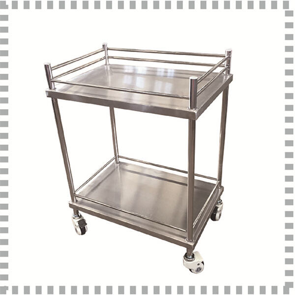 Safety when using a kitchen cart stainless steel