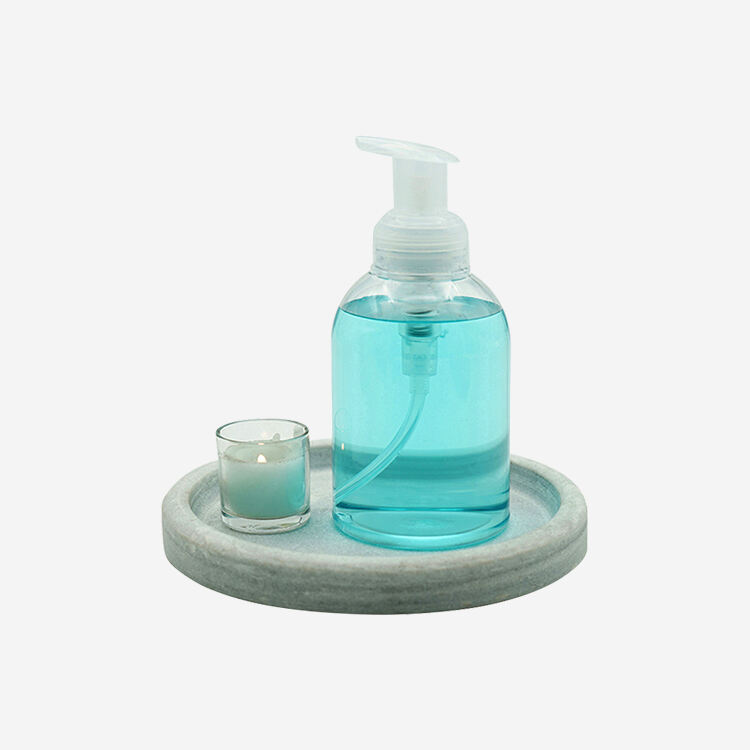 600ml PET Plastic Soap Bottle with Foam Dispenser Pump