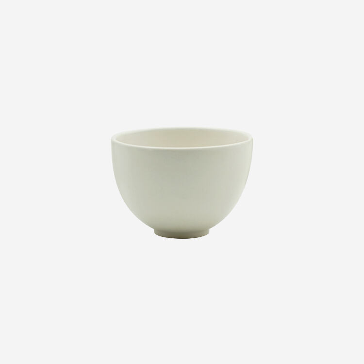 10oz Satin White Ceramic Bowl for Food and Candle