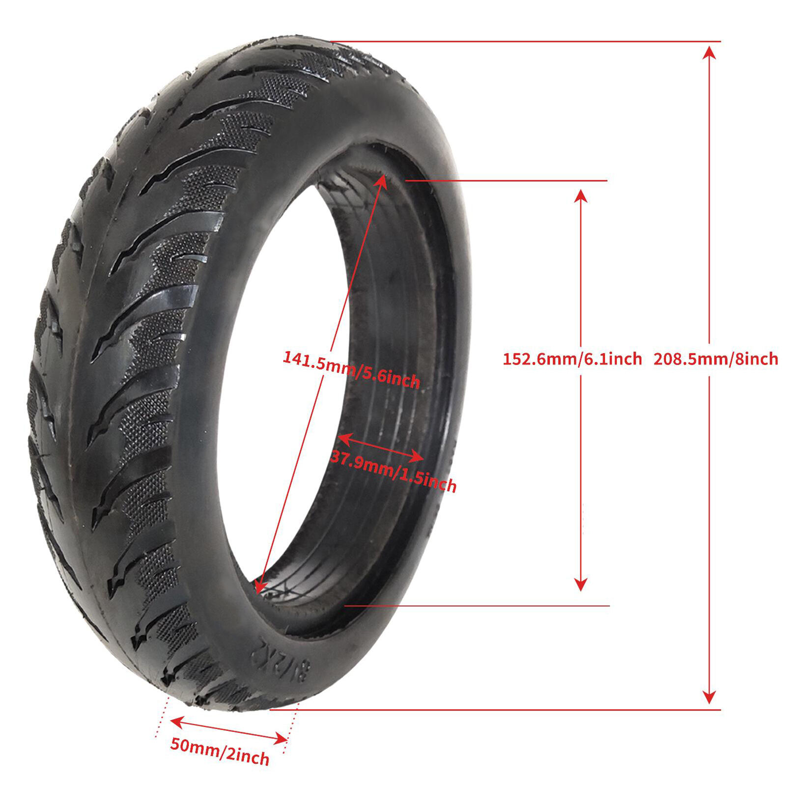 81/2X2 Elektrikli Scooter Lastiği