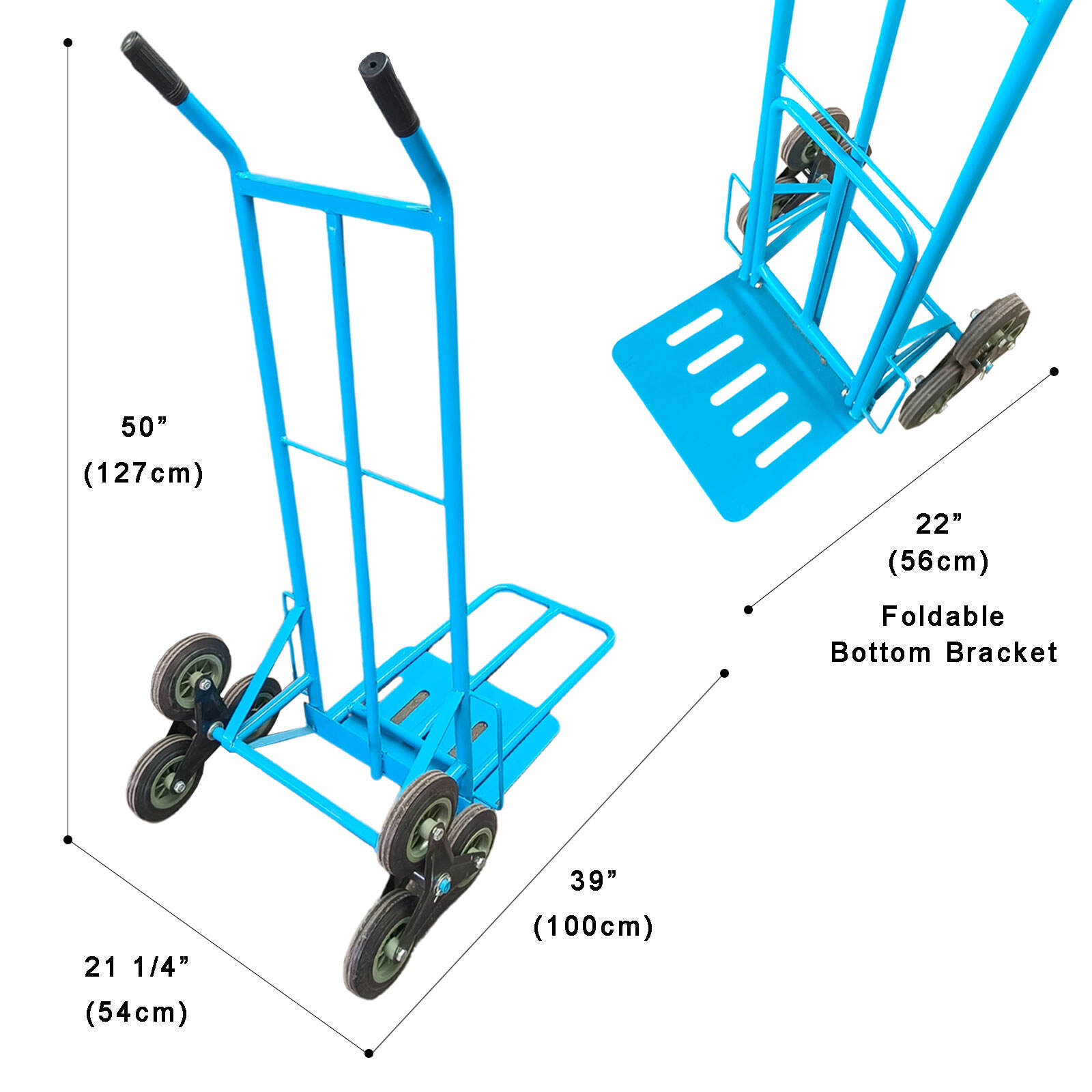 HT4026A Climb Stair Sack Hand Truck Dolly, 6 Wheel Stair Climber, with 6" Solid Wheel manufacture