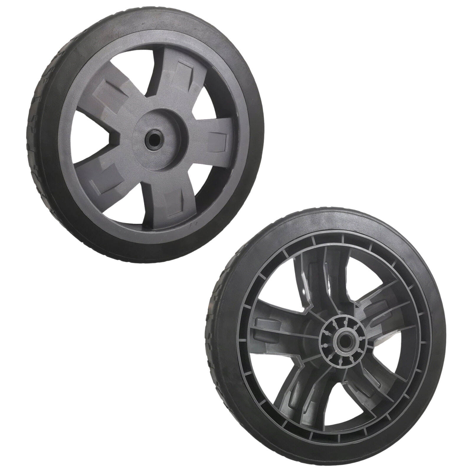 plastic lawnmower tire