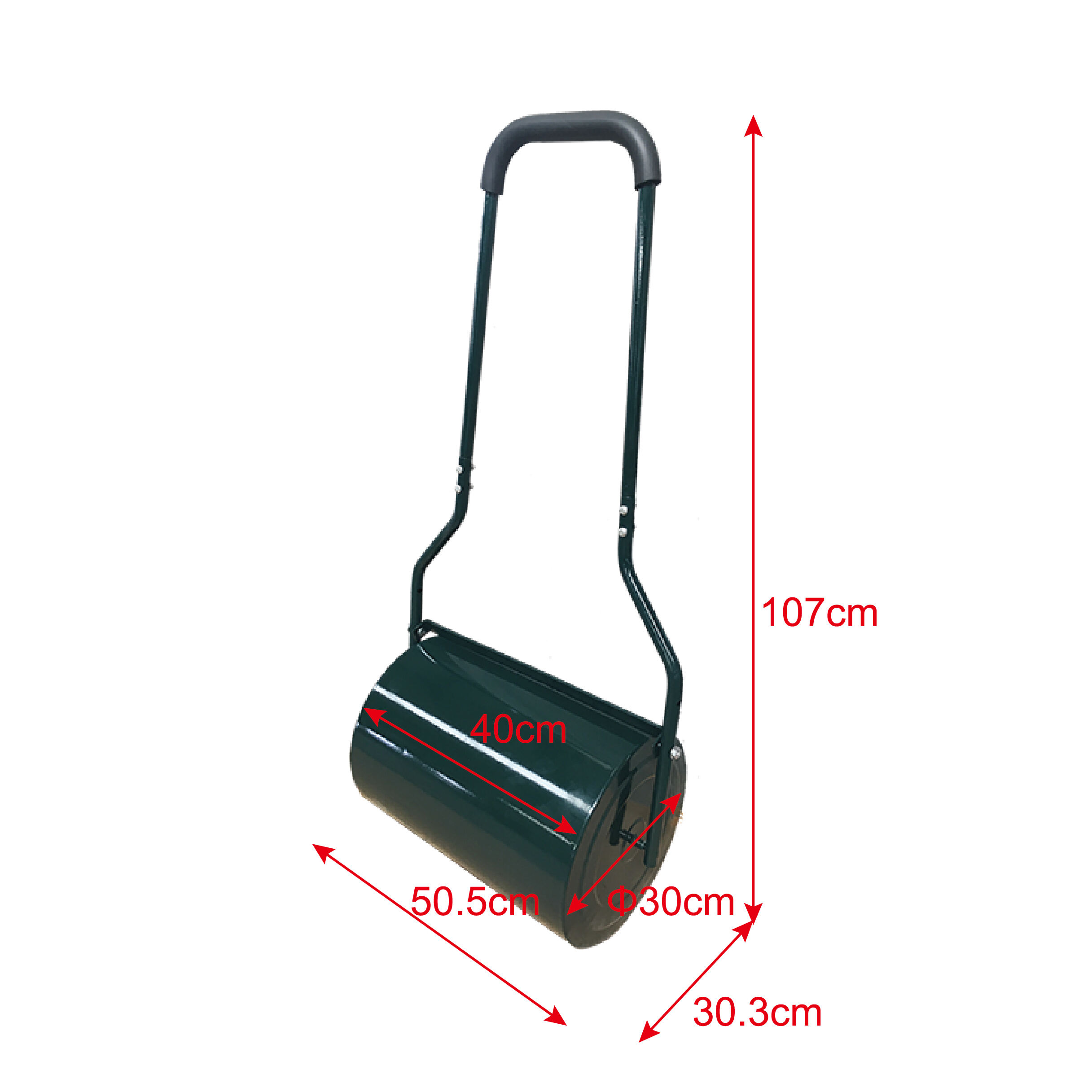 GT102 30L 잔디 롤러, 잔디 통풍기, 모래 물 채워진 야드 롤러, 강철 잔디 롤러, 잔디밭, 정원, 농장, 공원 공장용