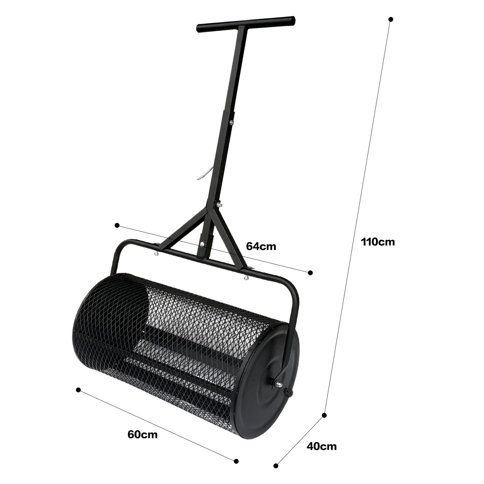 GT107 Çim Silindiri, Çim Havalandırıcı, Kum Suyu Dolu Bahçe Silindiri, Çelik Çim Silindiri, Çim, Bahçe, Çiftlik, Park Tedarikçisi