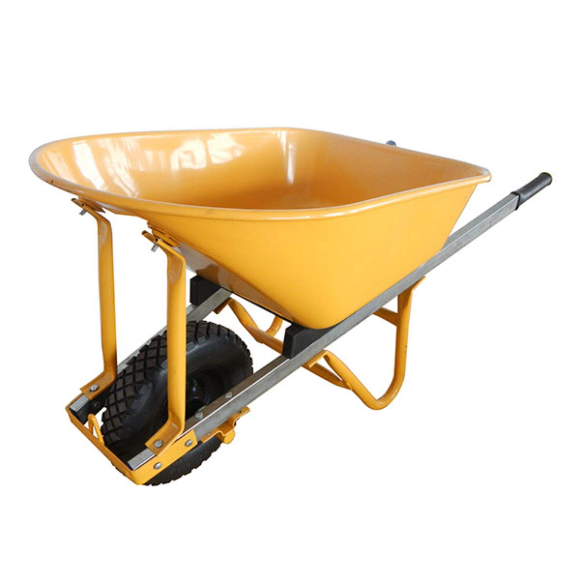 WH8616 Wheelbarrow, Wheel Barrow for Garden Construction Building, with 4.00-8 PU Foam Wheel