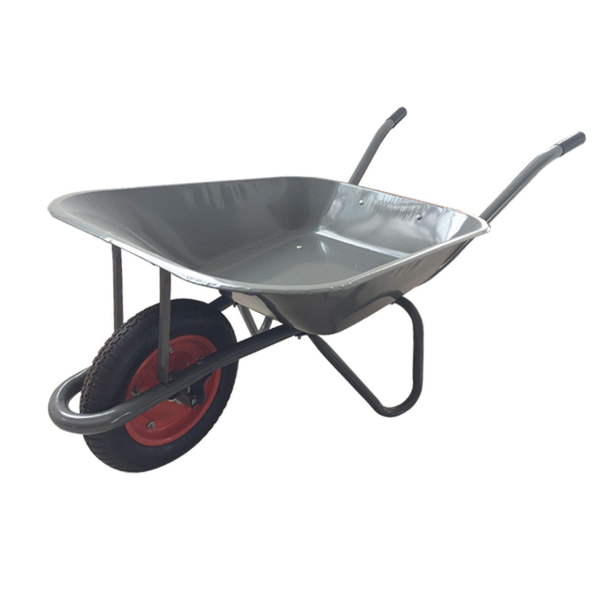 WB6202 Garden Wheelbarrow, Wheel Barrow for Construction Building, with 3.25-8, 3.00-8 Pneumatic Wheel