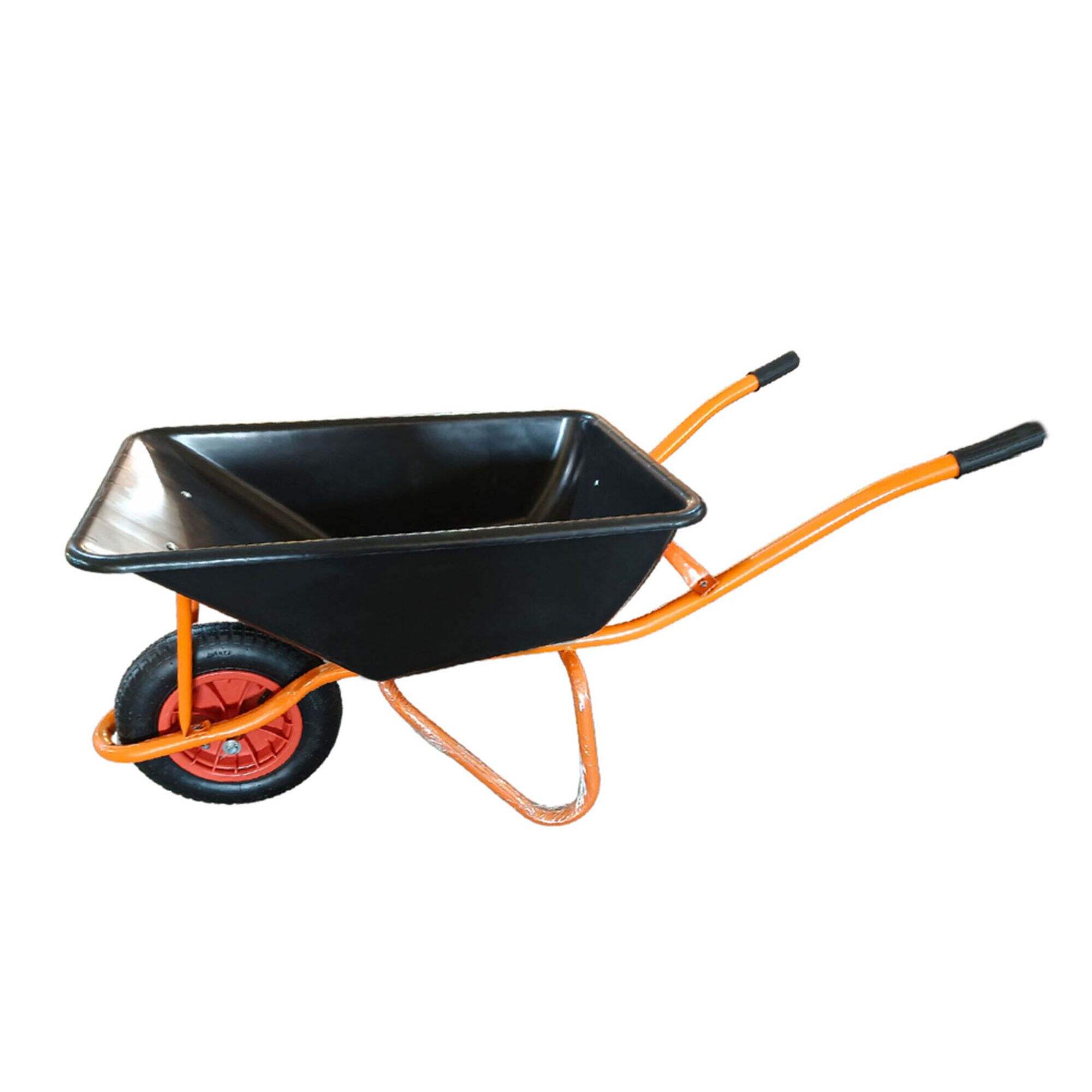 WB2206P Wheelbarrow, Wheel Barrow, for Garden Construction Building, with Steel Framed, 3.25-8 Pneumatic Wheel