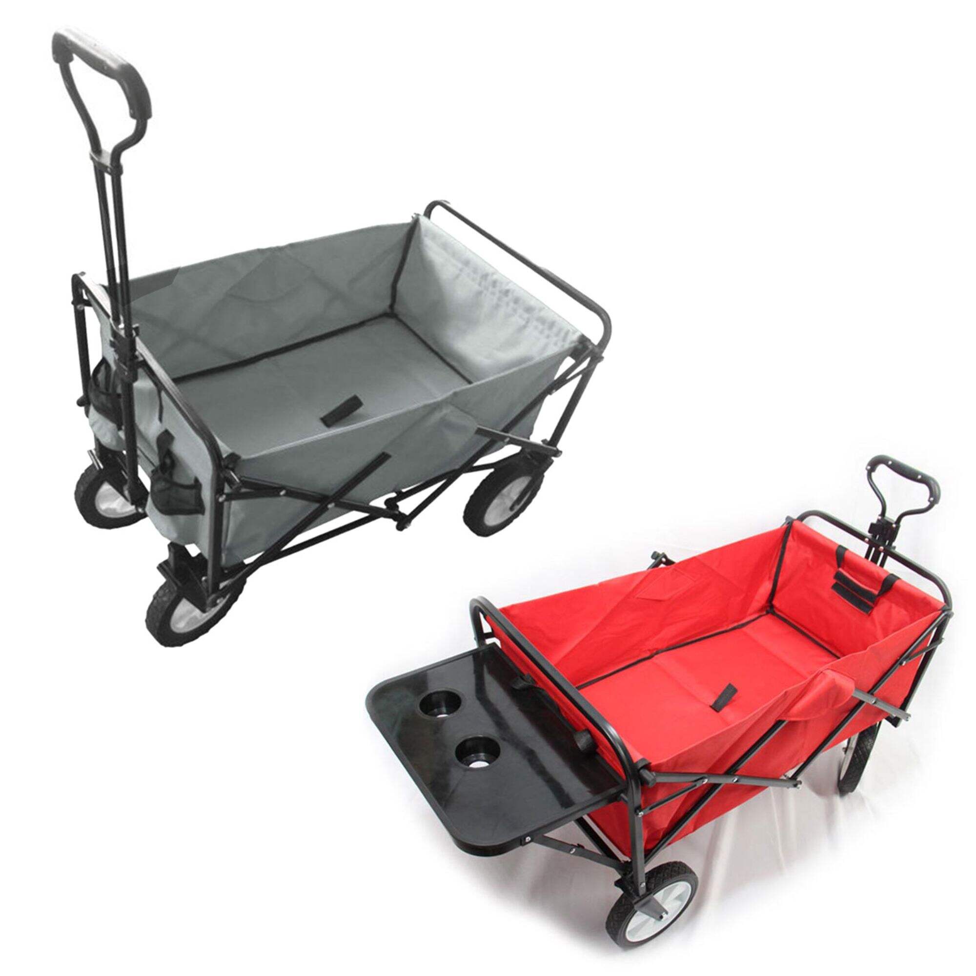 GT1802 Folding Wagon, Camping Wagon Cart, Foldable Trolley, for Outdoor Garden Sports