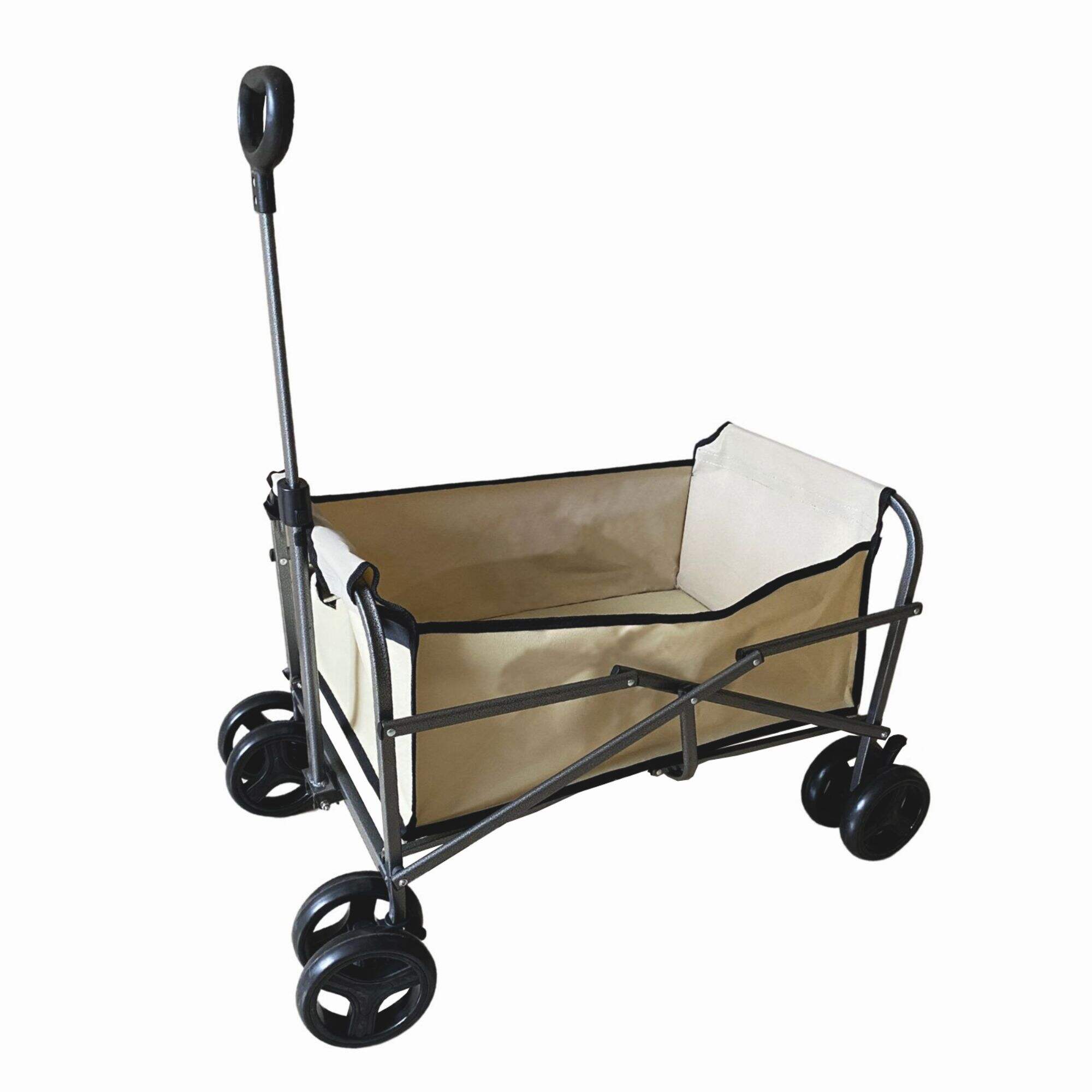 GT1818 Folding Wagon, Foldable Stroller Trolley Wagon Cart, for Outdoor Camping Garden