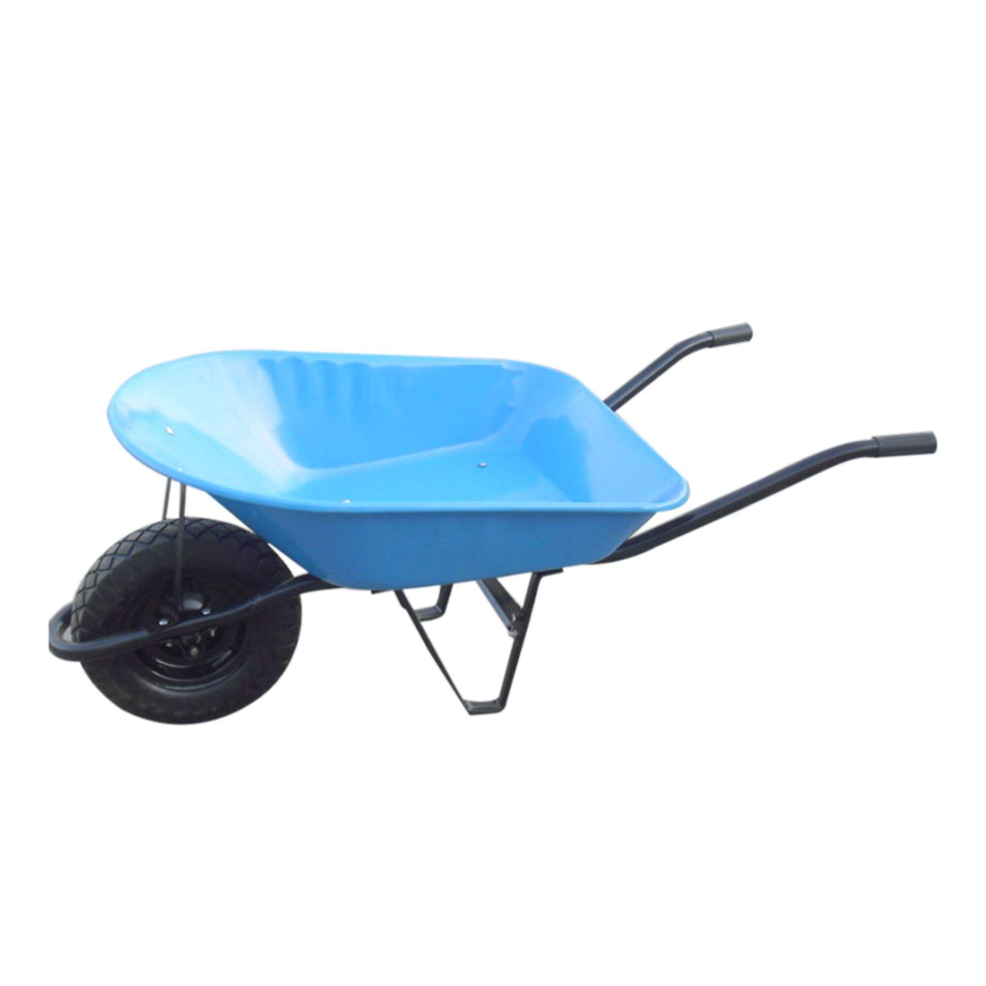 WB7400 Garden Wheelbarrow, Wheel Barrow for Construction Building, with 4.00-8 Pneumatic Wheel