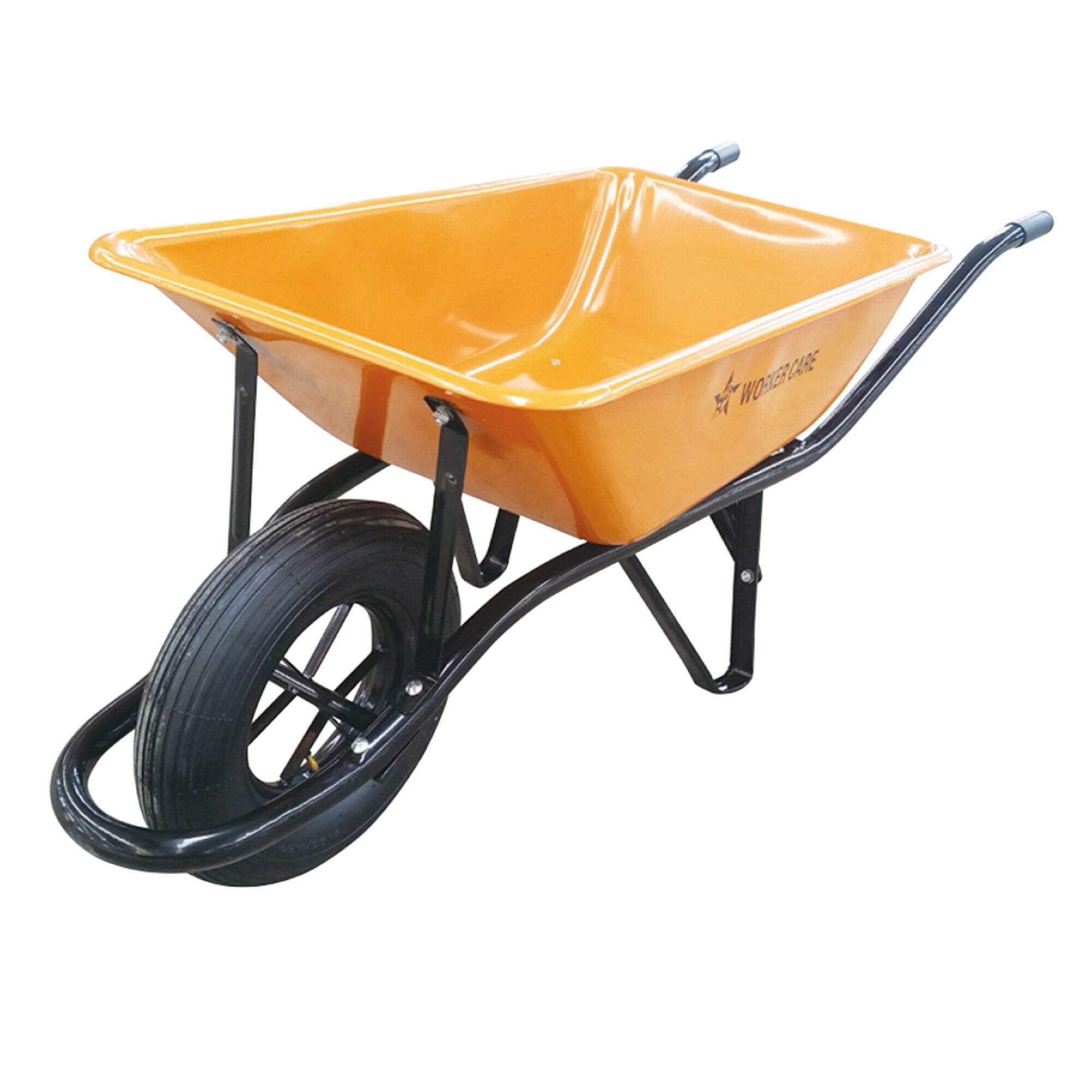 WB6401F Wheelbarrow, Wheel Barrow for Garden Construction Building, with 4.00-8 Pneumatic Wheel