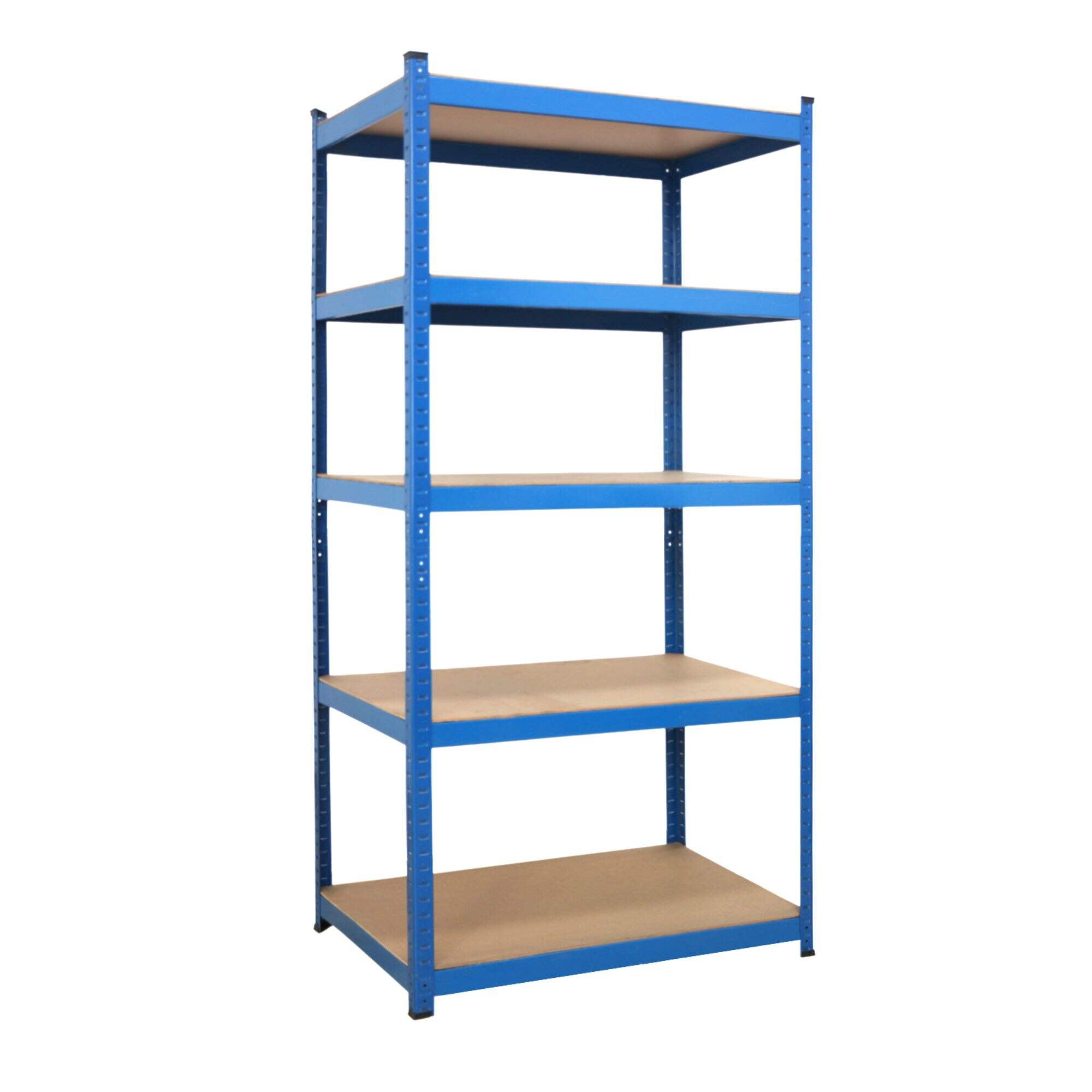 5 Tier Boltless Utility Metal Rack, Adjustable Steel Shelves, Garage Storage Shelving, for Warehouse Pantry Closet Kitchen