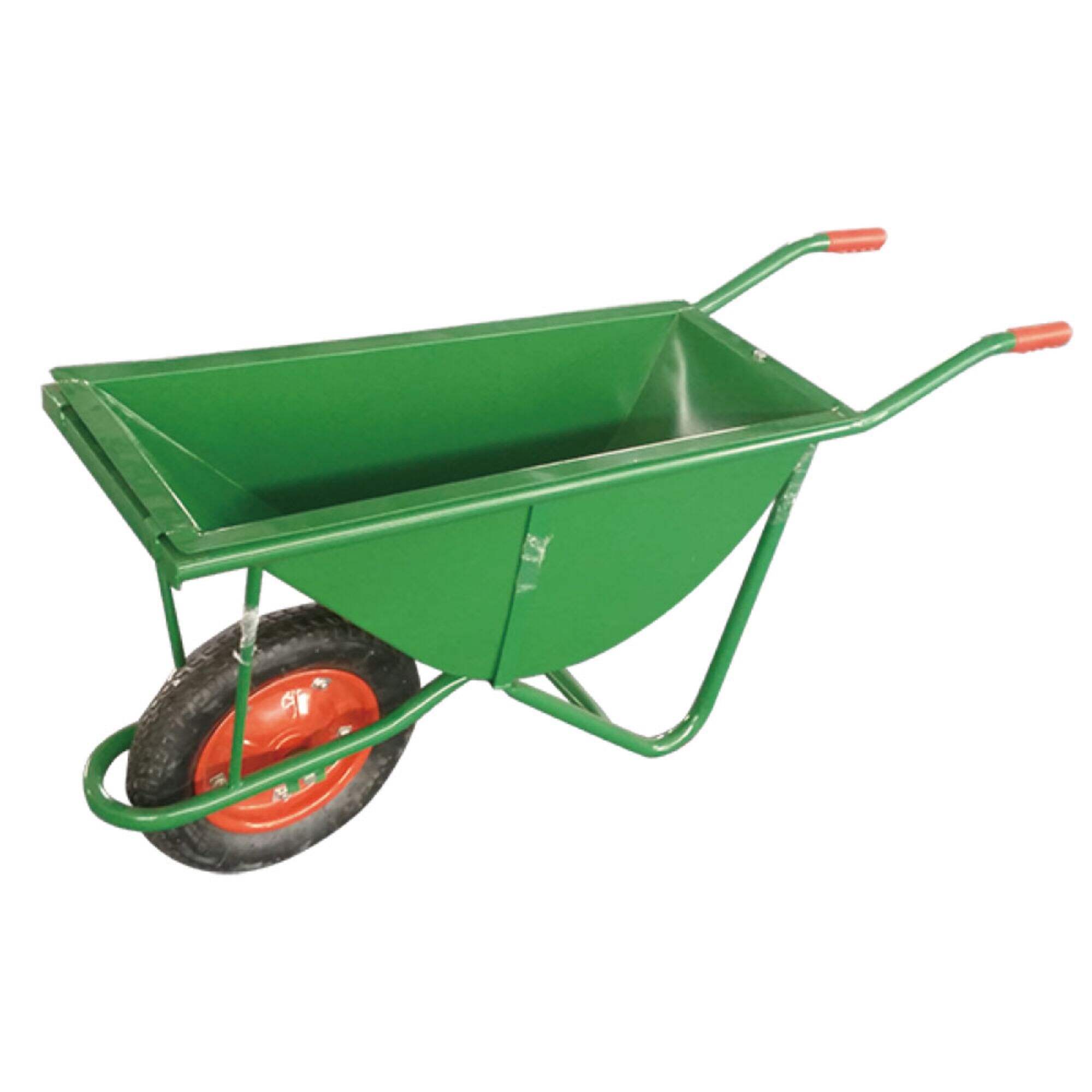 Brouette WB6600, brouette, pour bâtiment de Construction de jardin, avec cadre en acier, roue pneumatique 3.00-8