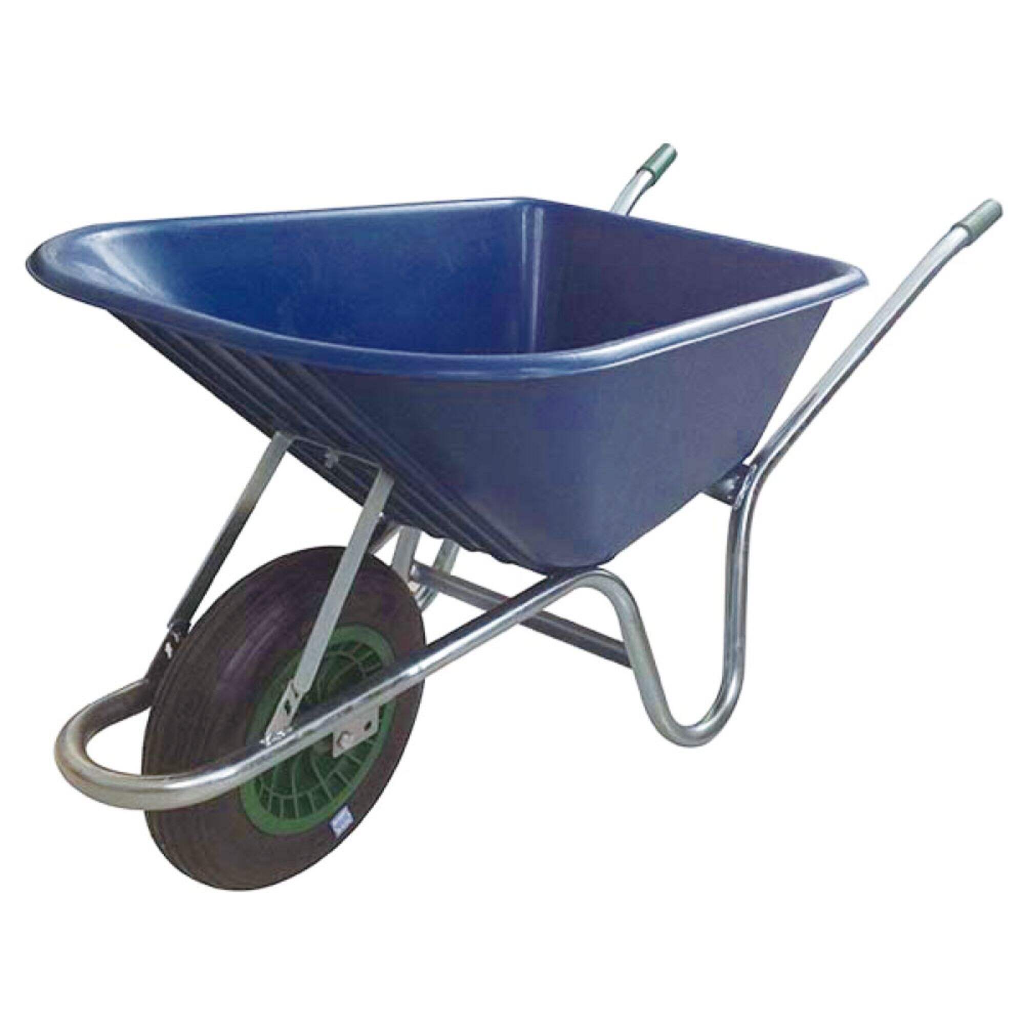 WB6424P Wheelbarrow, Wheel Barrow for Garden Construction Building, with 4.00-8 Pneumatic Wheel