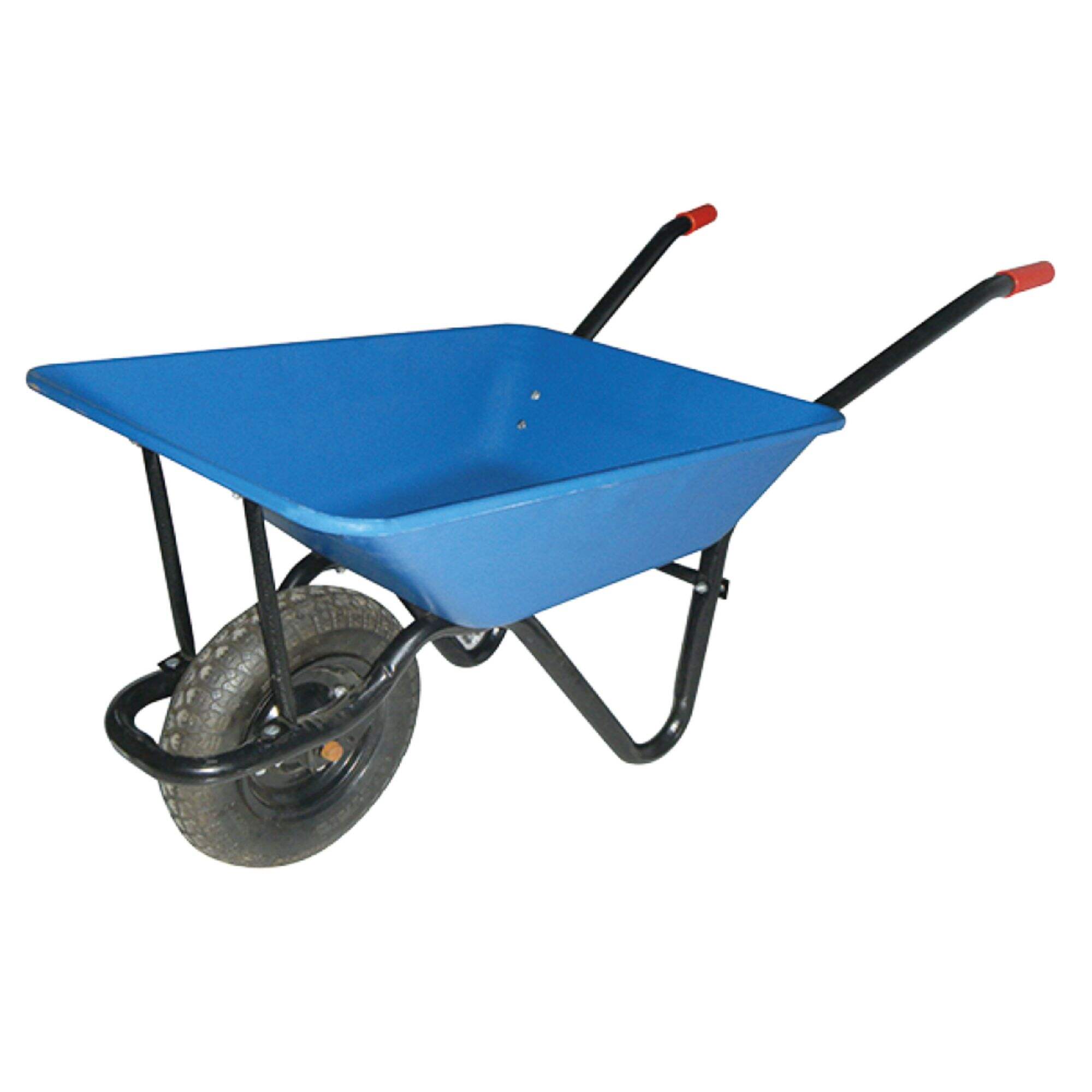 WB4211 Wheelbarrow, Wheel Barrow, for Garden Construction Building, with Steel Framed, 3.50-7 Pneumatic Wheel