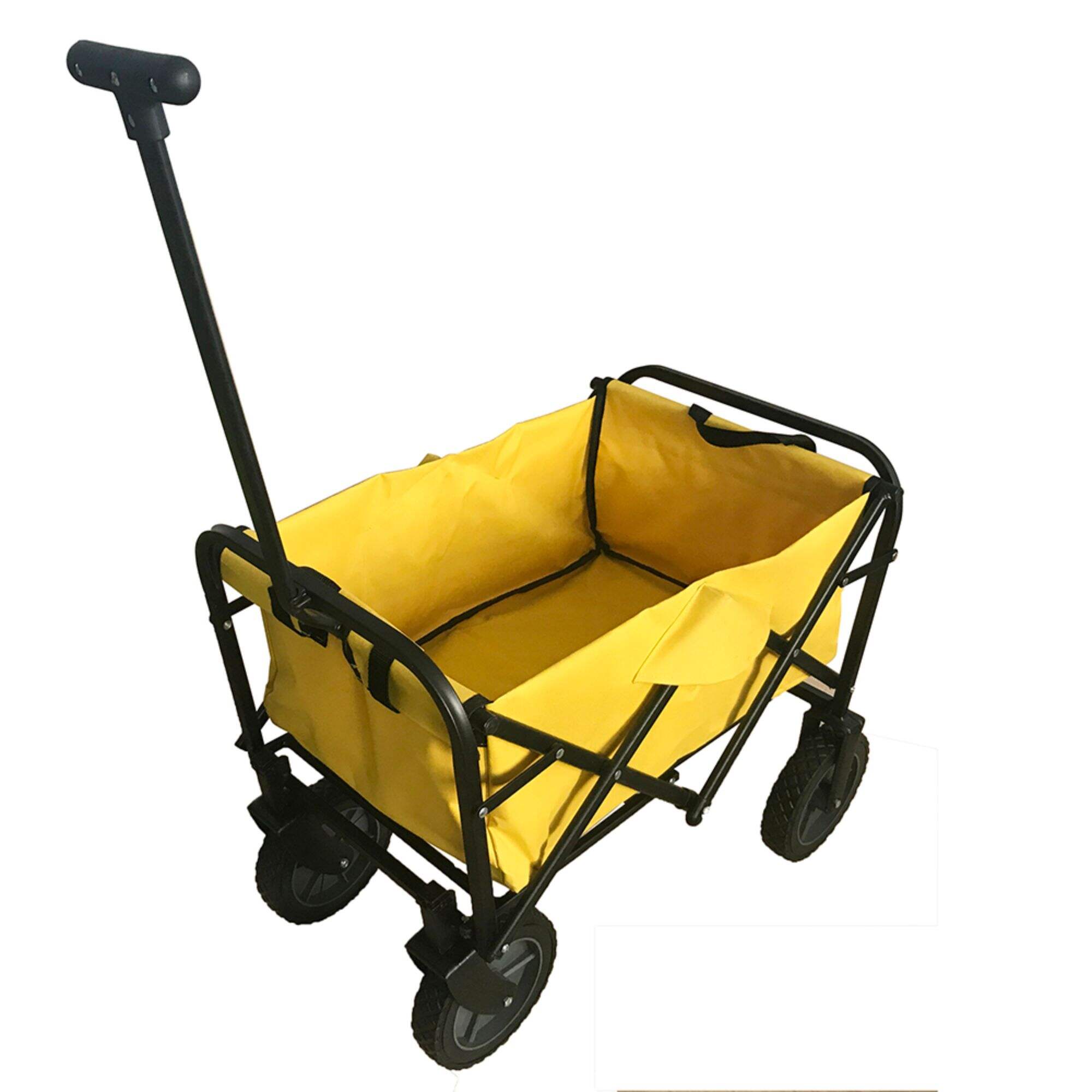 GT1800 Folding Wagon, Collapsible Camping Wagon Cart, for Outdoor Kids Push Pull