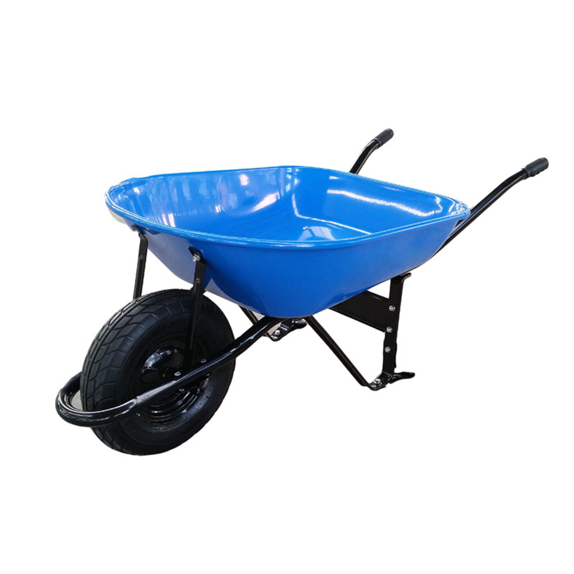 WB7205 Garden Wheelbarrow, Wheel Barrow for Construction Building, with 4.00-8 Pneumatic Wheel