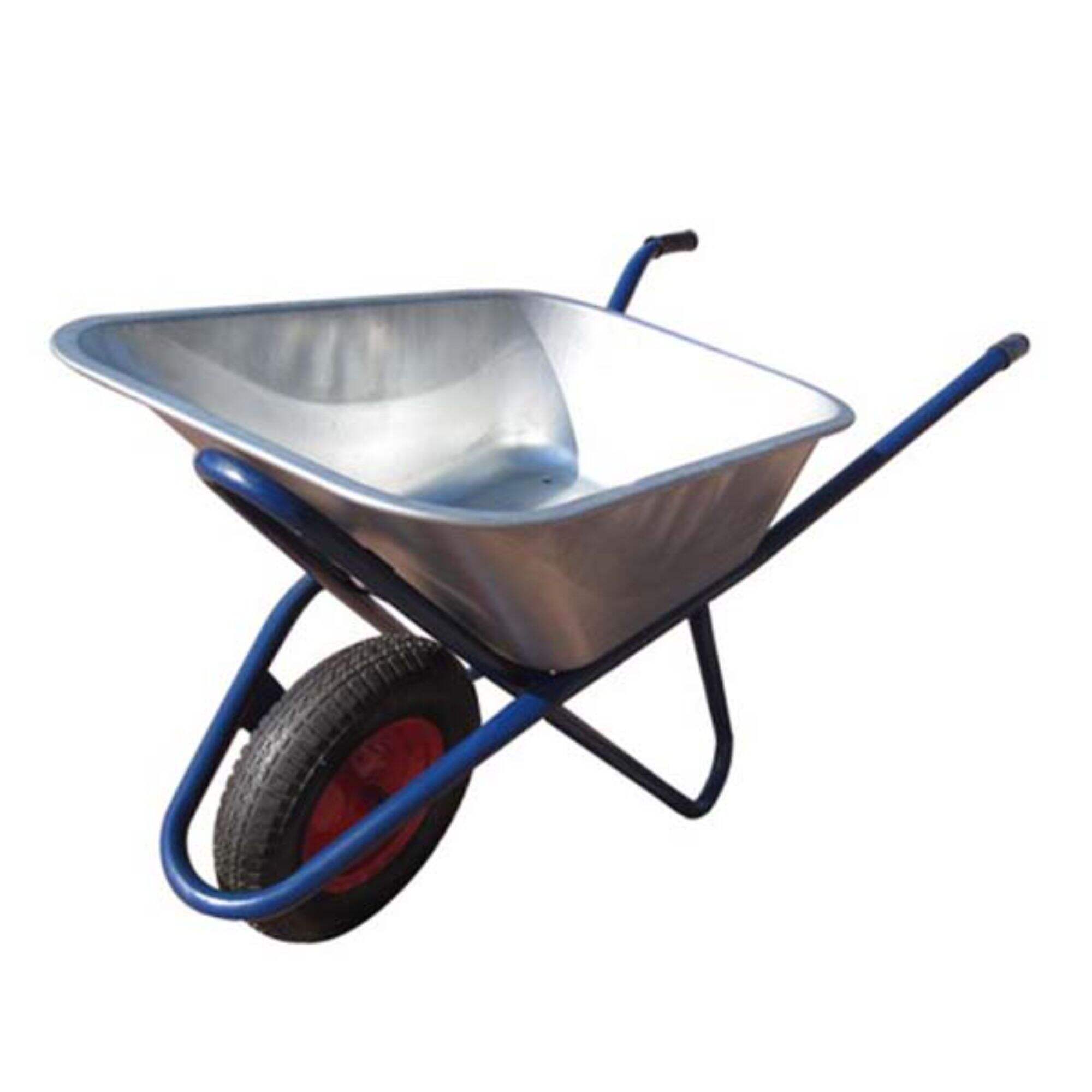 WB6418 Wheelbarrow, Wheel Barrow for Garden Construction Building, with 4.00-8 Pneumatic Wheel