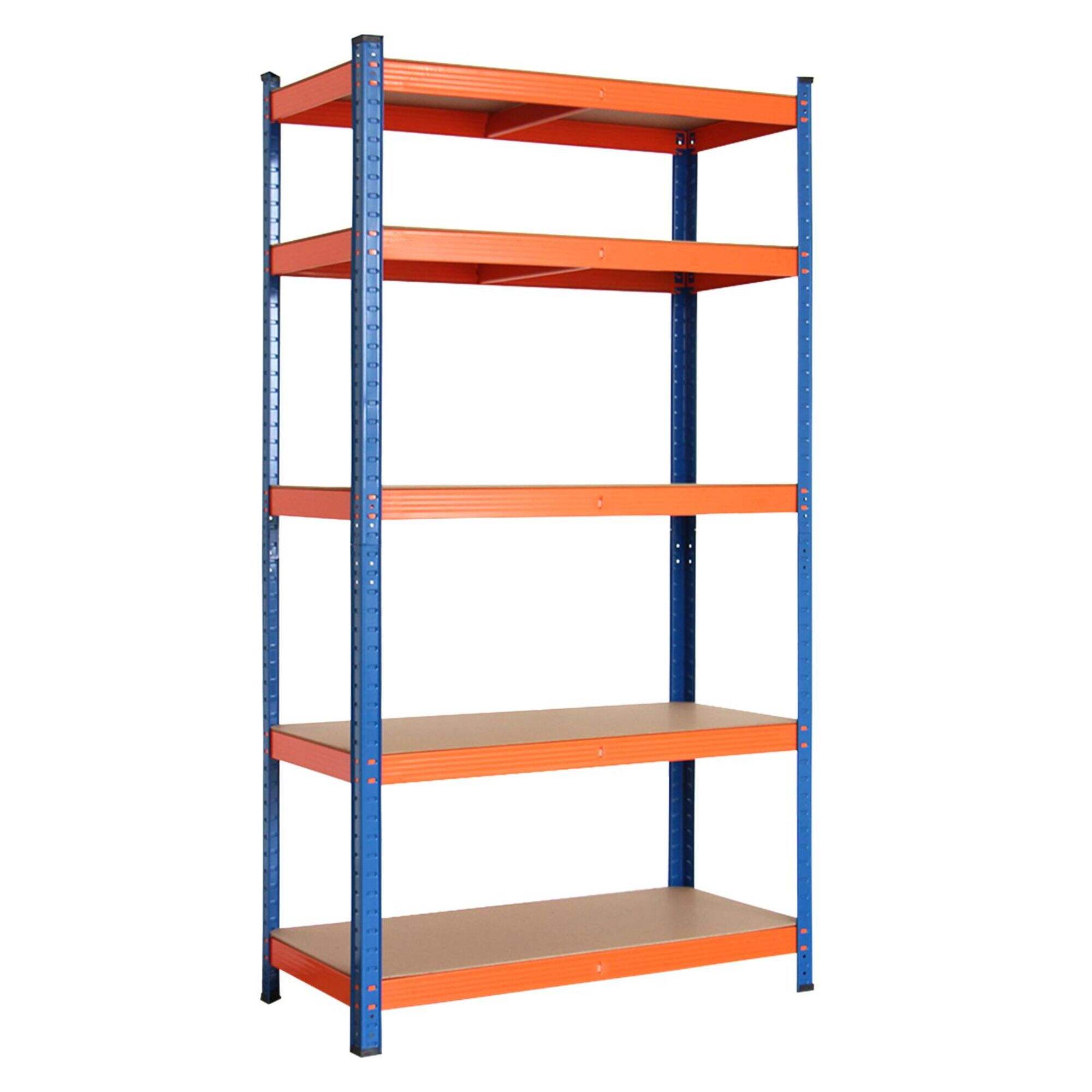 Boltless Utility Metal Rack, 5-tier Adjustable Steel Shelves, Garage Storage Shelving, for Warehouse Pantry Closet Kitchen