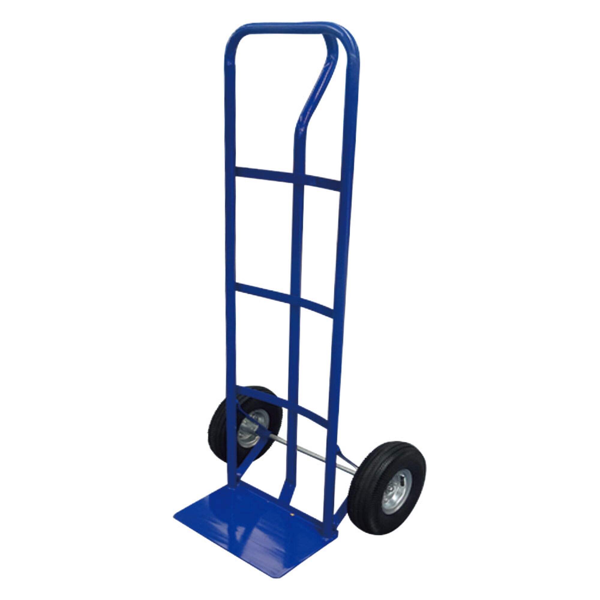 HT1805 Steel Hand Truck, Hand Dolly Cart Trolley, with 10x3.5 inch Pneumatic Wheel
