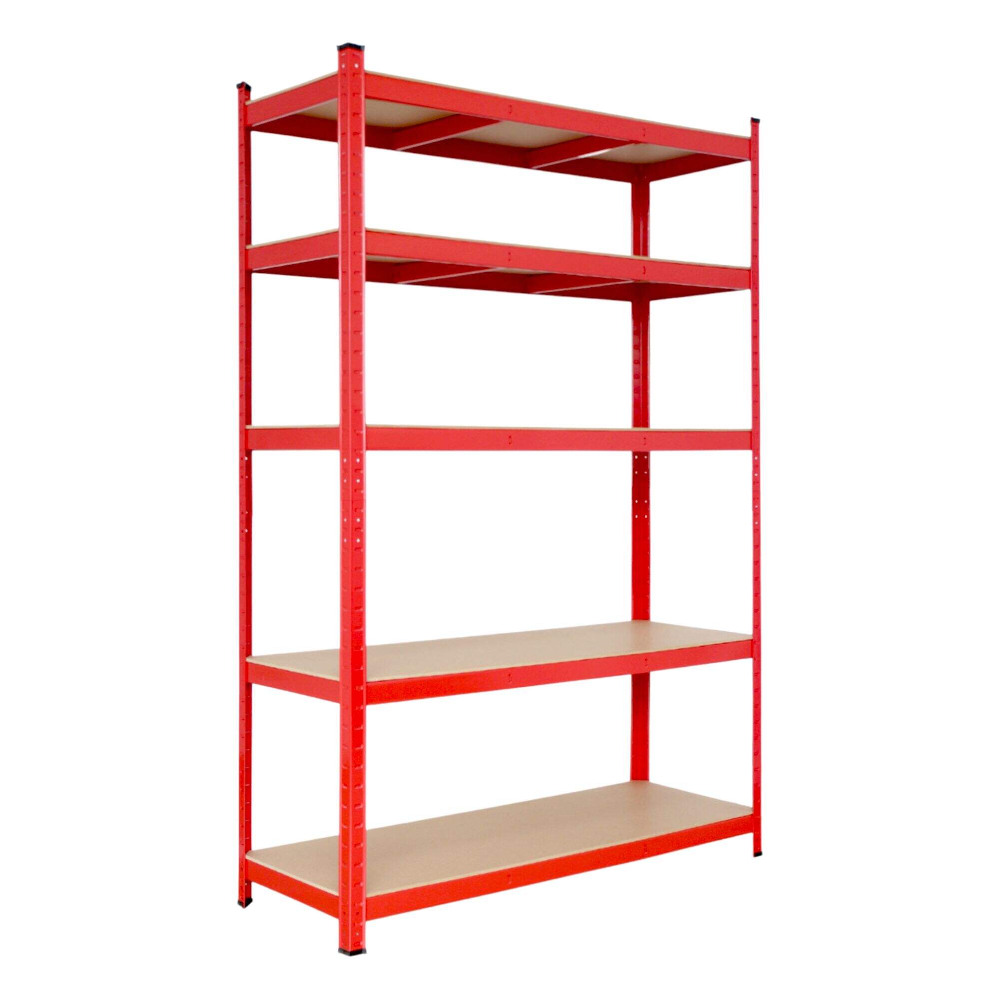 Boltless Utility Metal Rack, 5-tier Adjustable Steel Shelves, Garage Storage Shelving, for Warehouse Pantry Closet Kitchen
