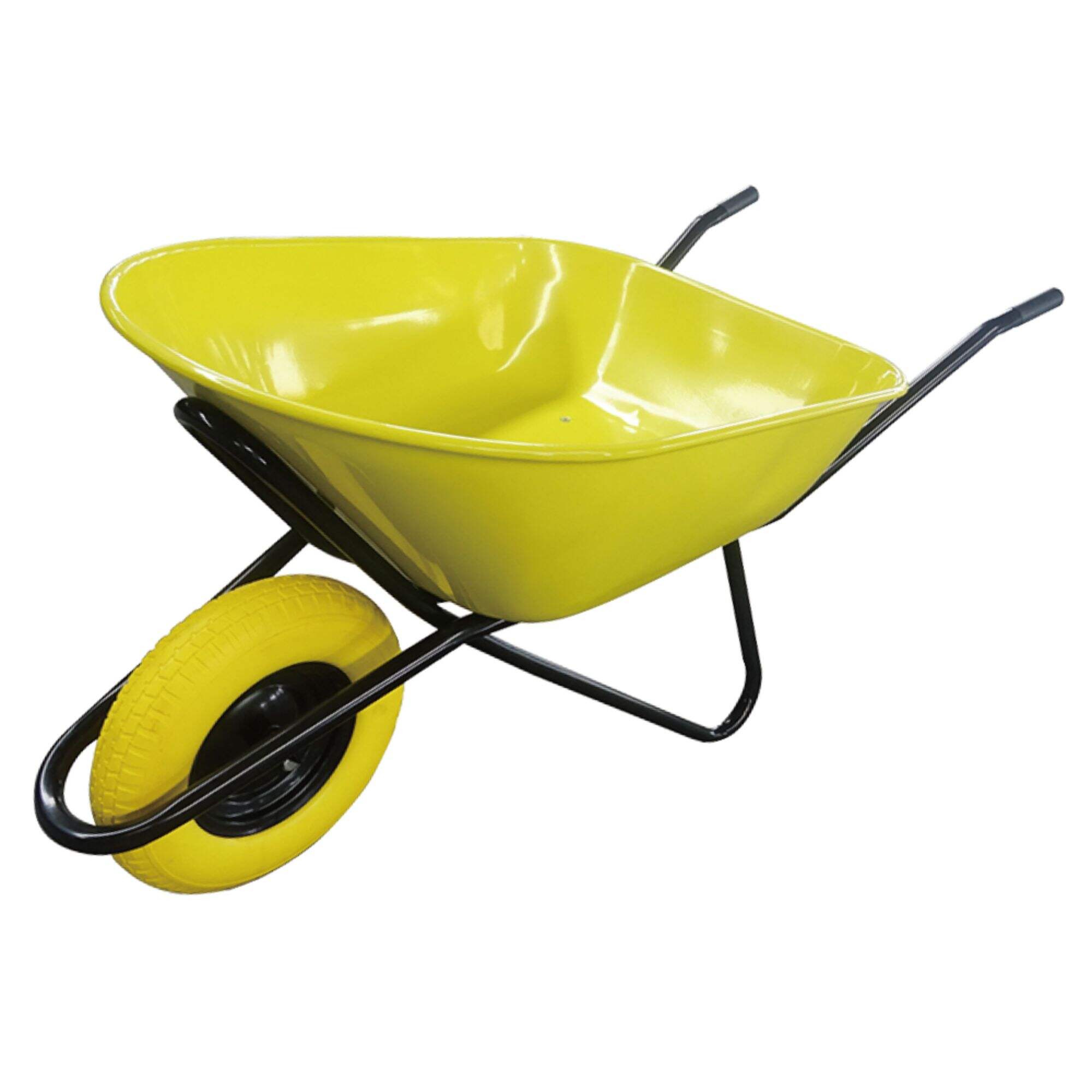 Brouette WB6429U, brouette pour bâtiment de construction de jardin, avec roue pneumatique 4.00-8