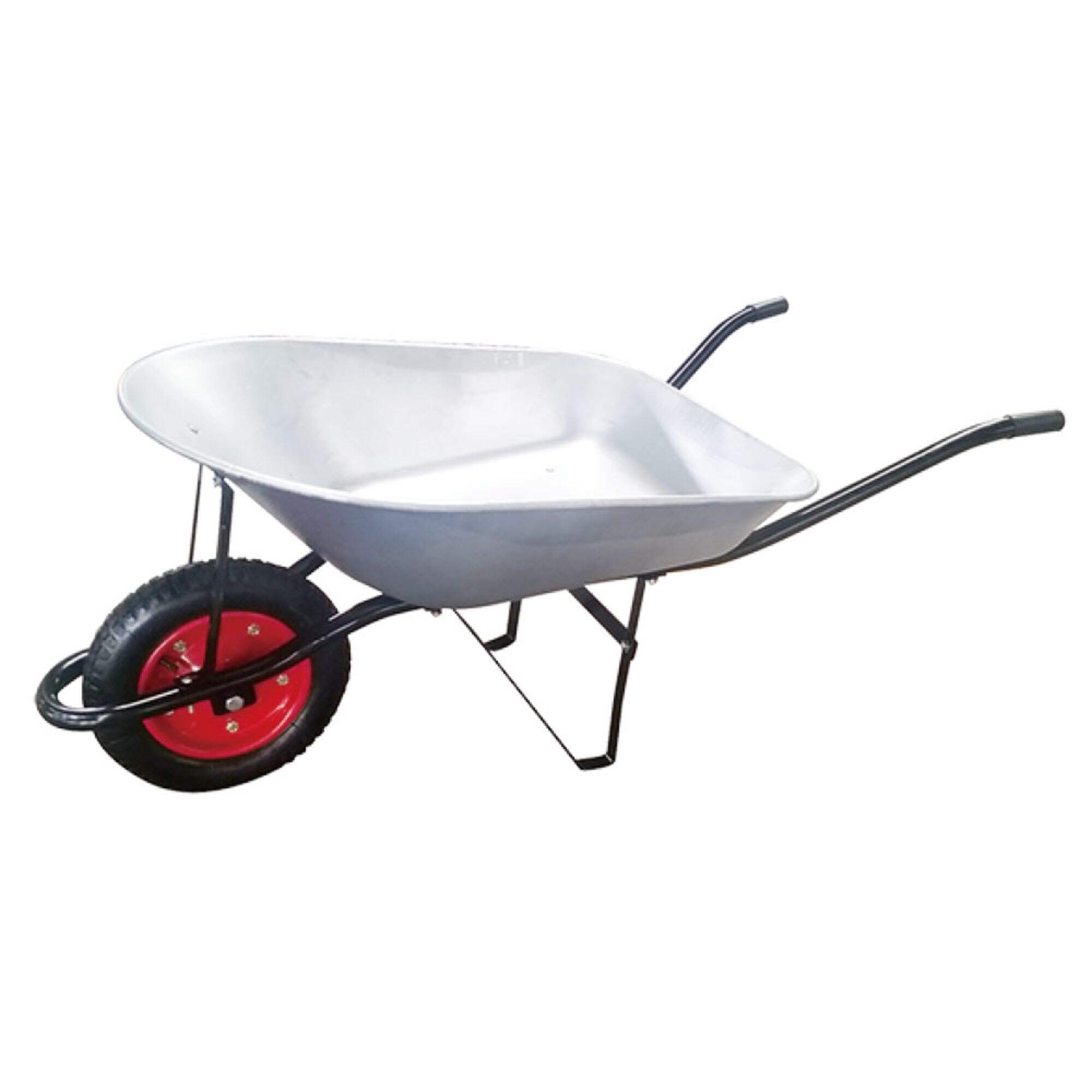 Brouette WB7201, brouette pour bâtiment de construction de jardin, avec roue pneumatique 3.25-8