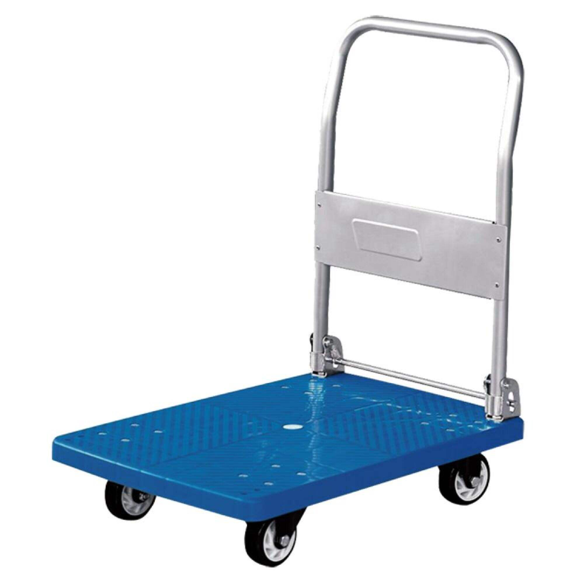 PH150P Platform Hand Truck, Folding Push Hand Dolly Cart for Loading and Storage, with 4