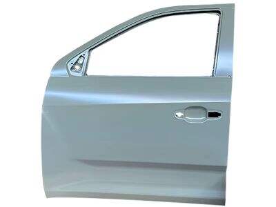 What are the components of a car door?