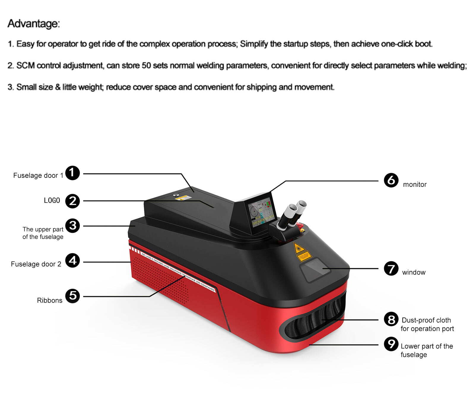 MCL New product 60W 80W 100W Spot Machines Gold Sliver Rings Necklace Bracelet Watch Jewelry Laser Repair Welding Machine manufacture