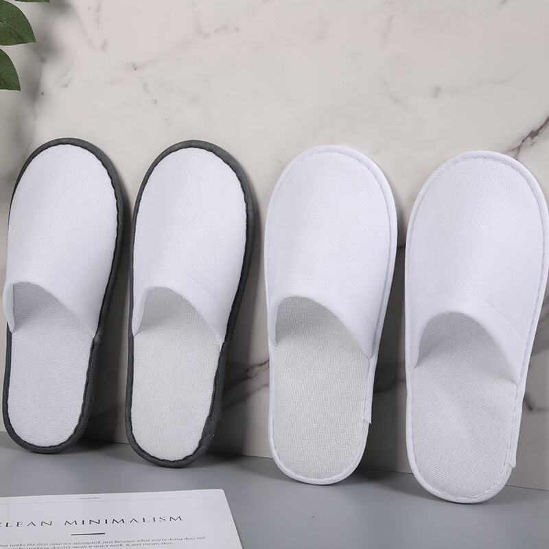 White Nap Cloth Slippers Custom Disposable Hotel Slippers Wholesale Cheapest Price High Quality manufacture