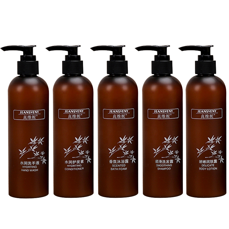 Customized logo beauty kit Private label shampoo bath gel skin lotion hair conditioner hand sanitizer factory