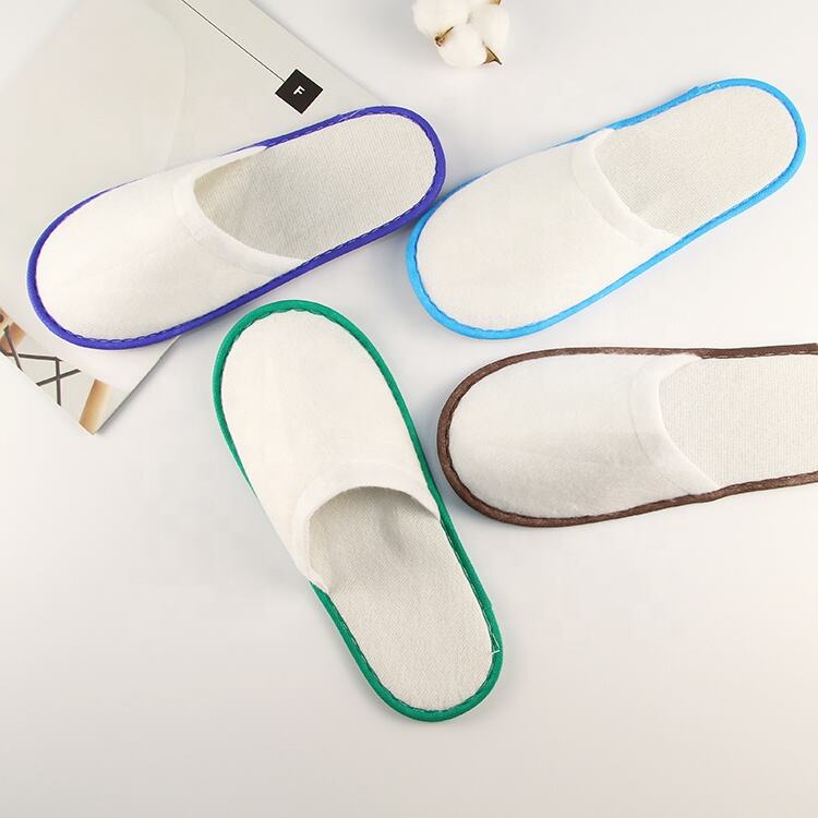 New design bath non-woven slipper wholesale household commercial disposable slippers Hotel amenities supplier