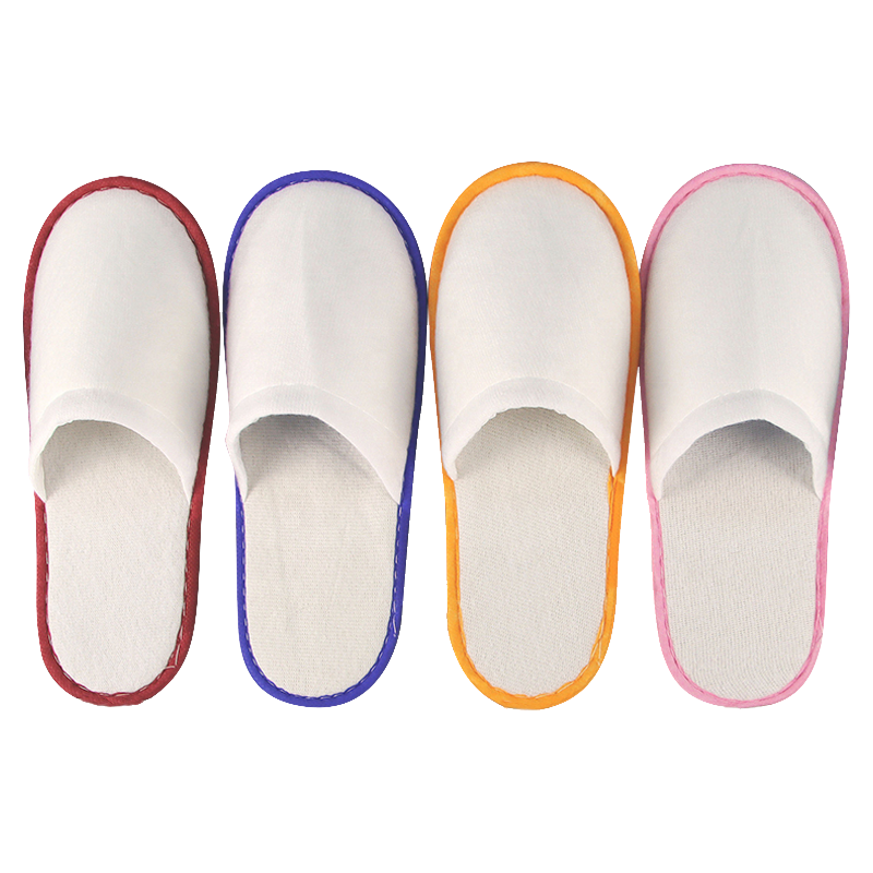 New design bath non-woven slipper wholesale household commercial disposable slippers Hotel amenities factory