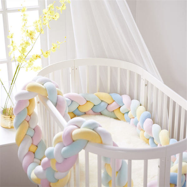 Usando Protetores de Berço Trançados