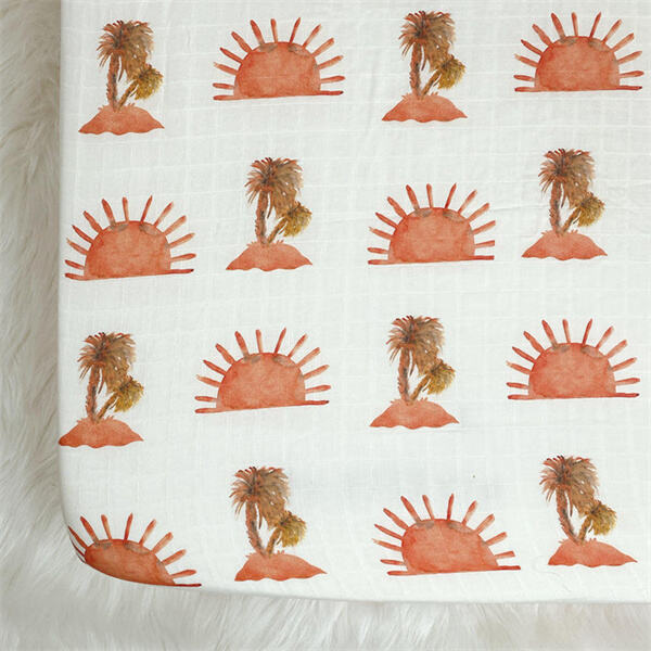 Upgrade your nursery with a stylish giraffe crib shee