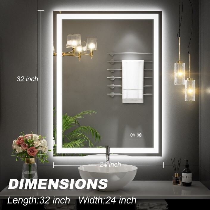 Foshan Haohan Smart Home Co., Ltd. ETL Certificated Frontlit LED Bathroom Mirror