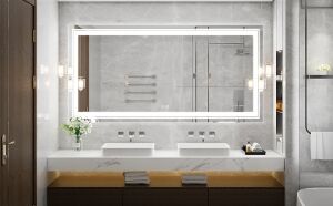 Foshan Haohan Smart Home Co., Ltd. Led Bathroom Vanity Mirror - ရိုးရှင်းသော်လည်း ခေတ်ဆန်သည်