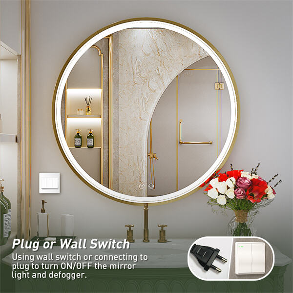 Innovation in Bath mirror with light